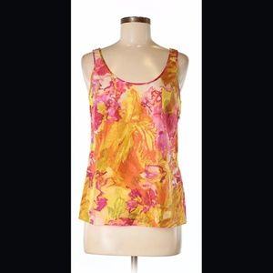 Floral J.Crew Silk Tank